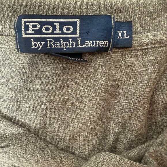 Polo Ralph Lauren Long Sleeve Shirt Gray XL 100% Cotton - Picture 7 of 8